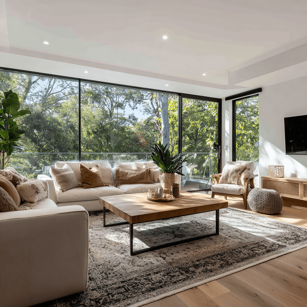 Styled living space for Northern Beaches Sydney property
