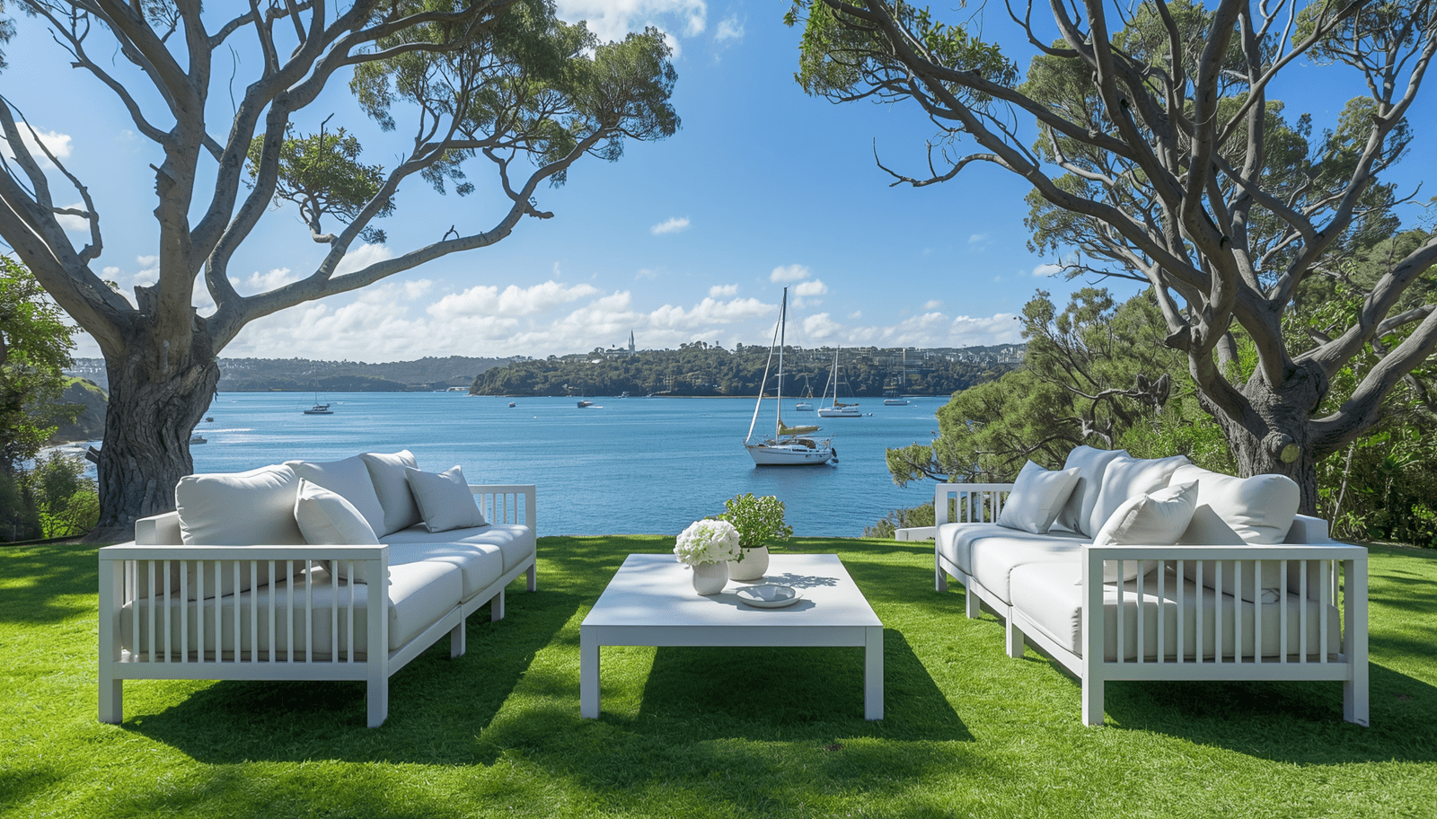 Coastal styled living space for Northern Beaches Sydney property sale